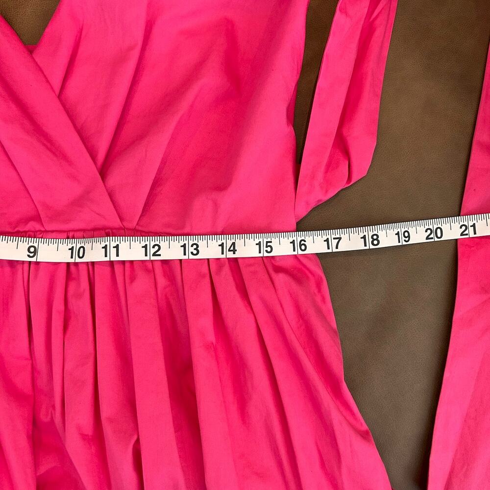 Anthropologie MED NWT Barbie Pink Fushia Lolita Tiered Skirt Strappy Coquette - Picture 9 of 11